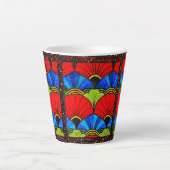 Une Bouée De Couleurs Latte Mug (Devant)