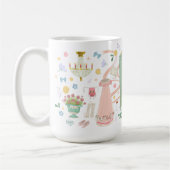 Une boule au Crown Inn (Blanc 15 oz) Mug (Gauche)
