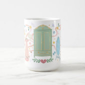 Une boule au Crown Inn (Blanc 15 oz) Mug (Centre)