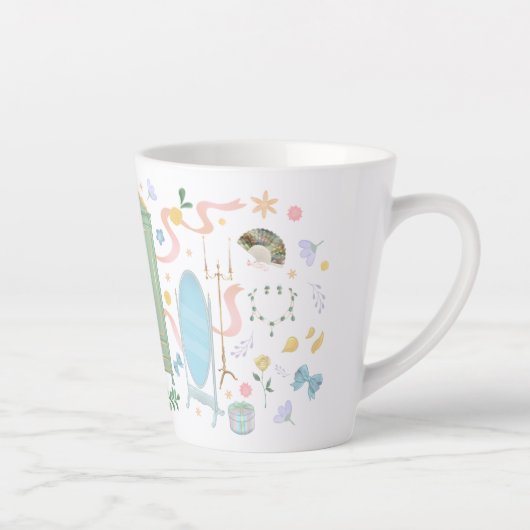 Une boule au Crown Inn Latte Mug (Droite)