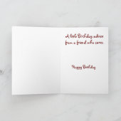 Une bouteille une carte de Personalizable de jour (Intérieur)