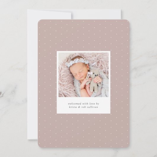 Une Branche fraîche | Faire-part de naissance phot (Dos)