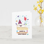 Une Brie Lant Puns Carte Anniversaire (Fleur jaune)