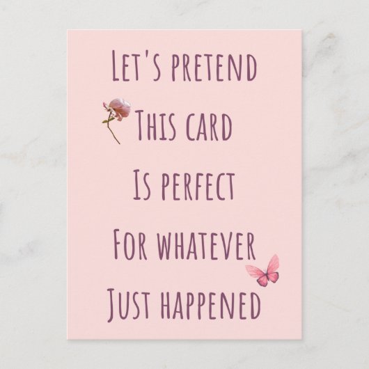 Une carte à chaque occasion (Devant)