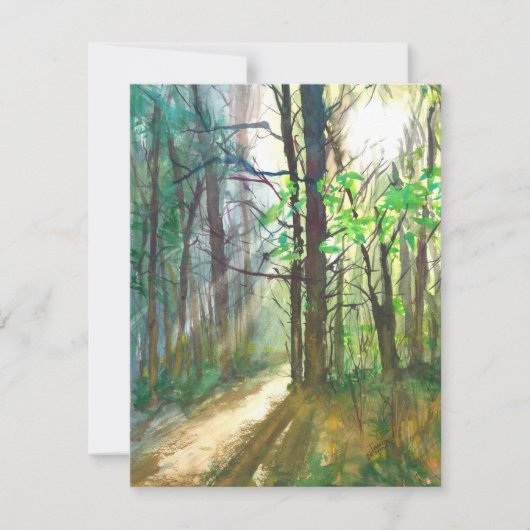 Une carte à retenir à pied (Devant)