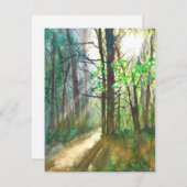 Une carte à retenir à pied (Devant / Derrière)