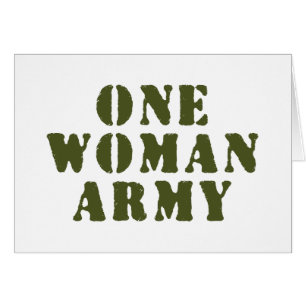 UNE CARTE ARMÉE DE FEMME