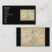 Une carte authentique de 1690 pirates (avec des (Devant / Derrière)