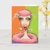 Une carte avec l'attitude (Fleur jaune)