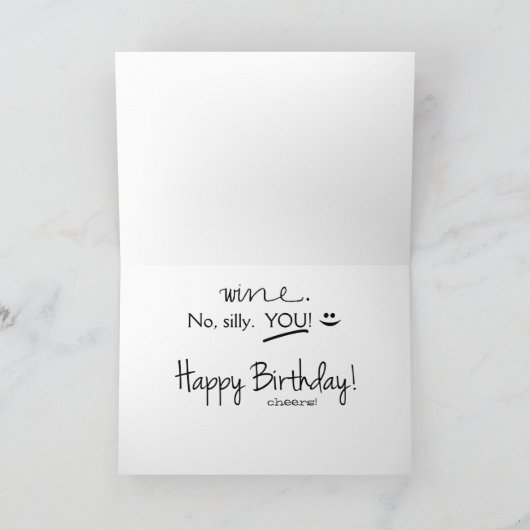 Une Carte Classique Sassy Anniversaire (Intérieur)