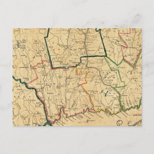 Une carte correcte du Connecticut (Devant)