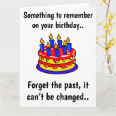 Une carte d'anniversaire amusante (Fleur jaune)