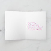 Une carte d'anniversaire douce (Intérieur)