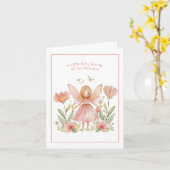 Une Carte d'Anniversaire Fée (Fleur jaune)