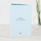 UNE CARTE D'ANNIVERSAIRE FILS (Dos)