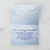 Une carte d'anniversaire pour un fils. Une (Intérieur)