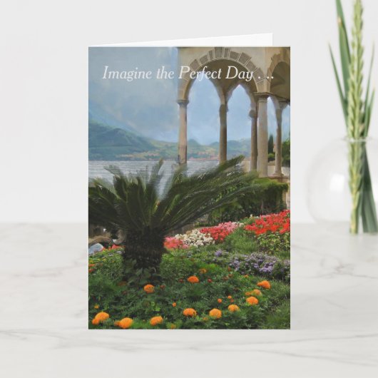 Une Carte d'Anniversaire Pour Un Jour Parfait (Devant)