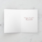 Une carte d'arbre de Noël simple et douce (Intérieur)