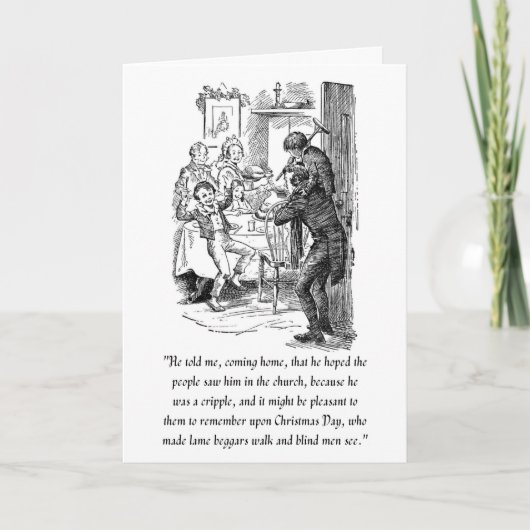 Une carte de A Christmas Carol (Devant)