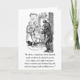 Une carte de A Christmas Carol
