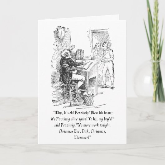 Une carte de A Christmas Carol (Devant)