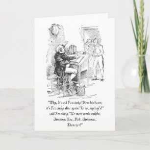 Une carte de A Christmas Carol