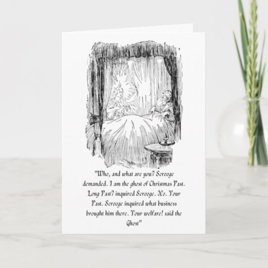 Une carte de A Christmas Carol (Devant)