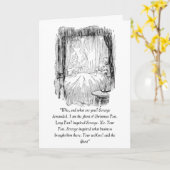 Une carte de A Christmas Carol (Fleur jaune)