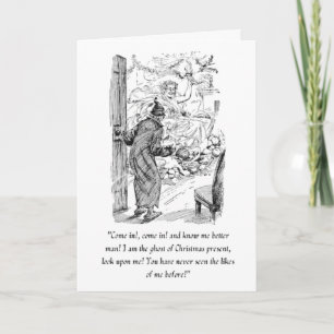 Une carte de A Christmas Carol