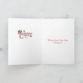 Une carte de A Christmas Carol (Intérieur)