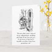 Une carte de A Christmas Carol (Fleur jaune)