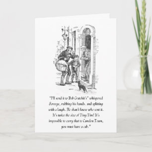 Une carte de A Christmas Carol