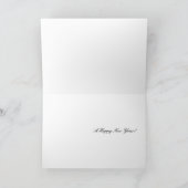 Une carte de bonne année (Intérieur)