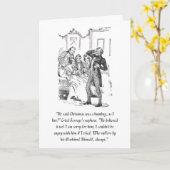 Une carte de Cantique de Noël (Fleur jaune)