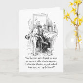 Une carte de Cantique de Noël (Fleur jaune)