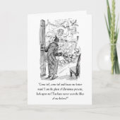 Une carte de Cantique de Noël (Devant)