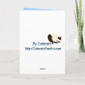 Une carte de chat américaine (Dos)