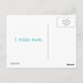 Une Carte De Chèvre Très Mince. (Dos)