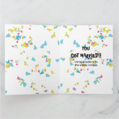 Une carte de félicitations pour un grand Mariage (Intérieur)