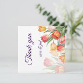 Une carte de fleurs pour dire merci (Debout devant)