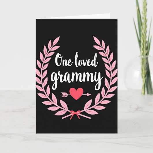 Une carte de Grammy aimée (Devant)