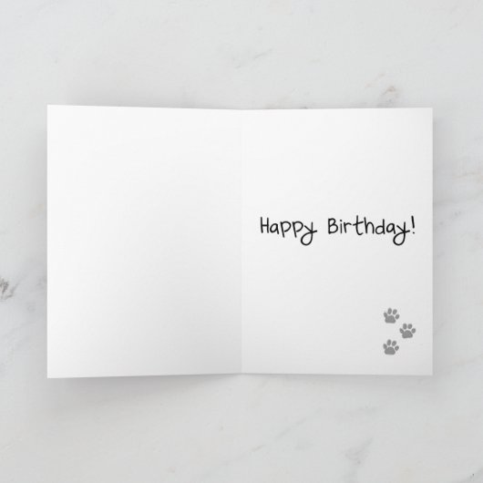 Une carte de joyeux anniversaire (Intérieur)