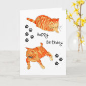 Une carte de joyeux anniversaire (Fleur jaune)