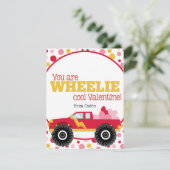 Une carte de la Saint-Valentin de camion monstre d (Debout devant)