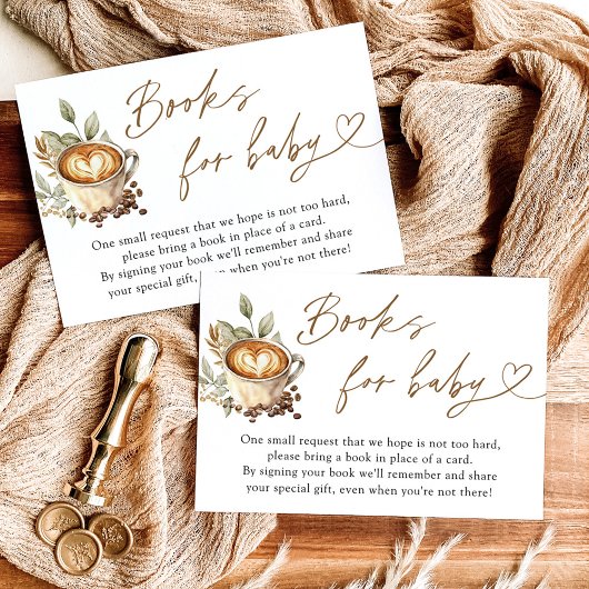 Une carte de livres pour bébé 'Un bébé est en trai