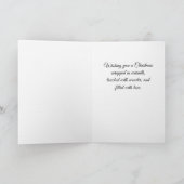 Une carte de Noël avec un caniche (Intérieur)
