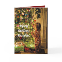 UNE CARTE DE NOËL CULTIVÉE PAR FILLE