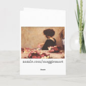 Une carte de Noël de chant de Noël (Dos)