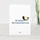 Une carte de Noël de chaton de smoking (Dos)