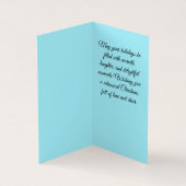 Une carte de Noël fantaisiste (Inside)